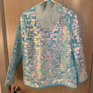 Justice raincoat size 18/20